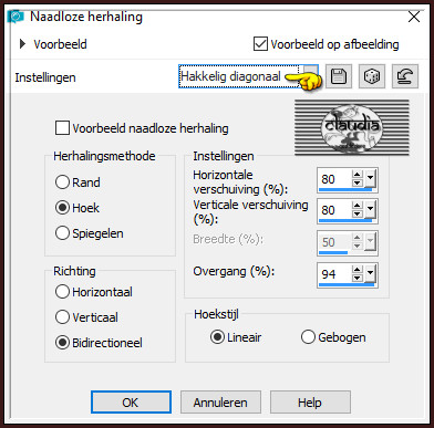 Effecten - Afbeeldingseffecten - Naadloze herhaling