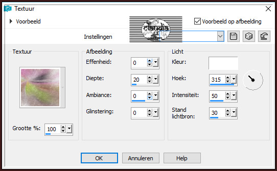 Effecten - Textuureffecten - Textuur