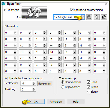 Effecten - Eigen filter