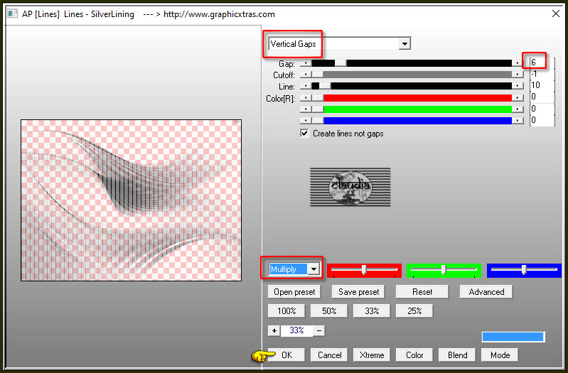 Effecten - Insteekfilters - AP [Lines] - Lines - SilverLining