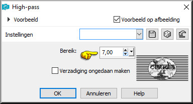 Effecten - Randeffecten - High-pass