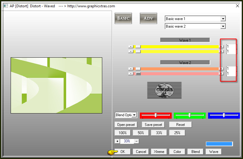 Effecten - Insteekfilters - AP [Distort] - Distort - Waved