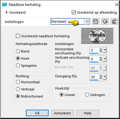 Effecten - Afbeeldingseffecten - Naadloze herhaling 