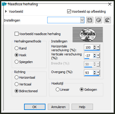 Effecten - Afbeeldingseffecten - Naadloze herhaling 