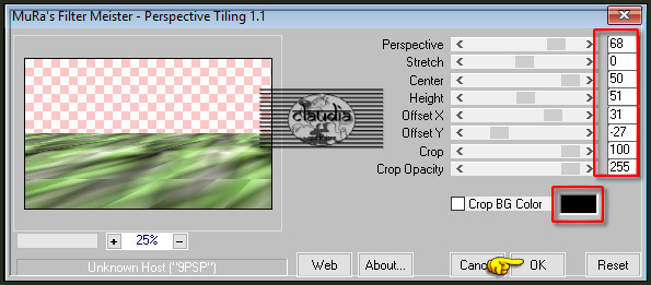 Effecten - Insteekfilters - MuRa's Meister - Perspective Shadow