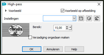 Effecten - Randeffecten - High-pass
