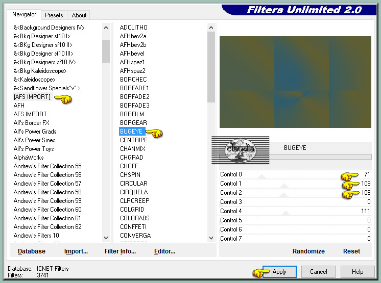 Effecten - Insteekfilters - <I.C.NET Software> - Filters Unlimited 2.0 - [AFS IMPORT] - BUGEYE