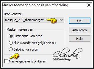 Lagen - Nieuwe maskerlaag - Uit afbeelding