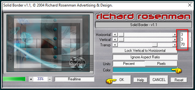 Effecten - Insteekfilters - Richard Rosenman - Solid Border