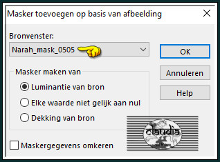 Lagen - Nieuwe maskerlaag - Uit afbeelding