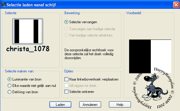 Instellingen voor Verloop